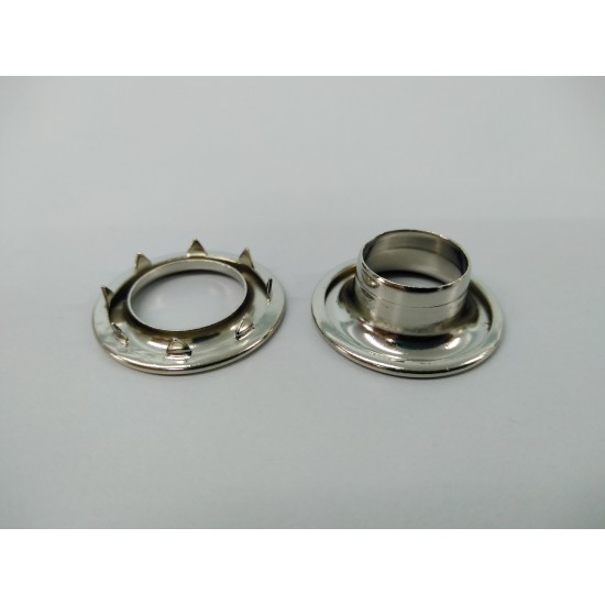 Brass Spur Grommet (Nickel Plated)